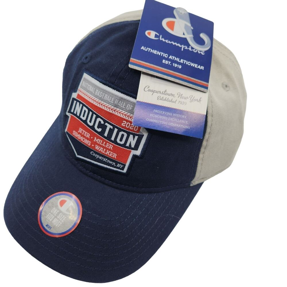 Champion MLB 2020 Baseball Hall Of Fame Induction Hat Jeter Walker Simmons Mille